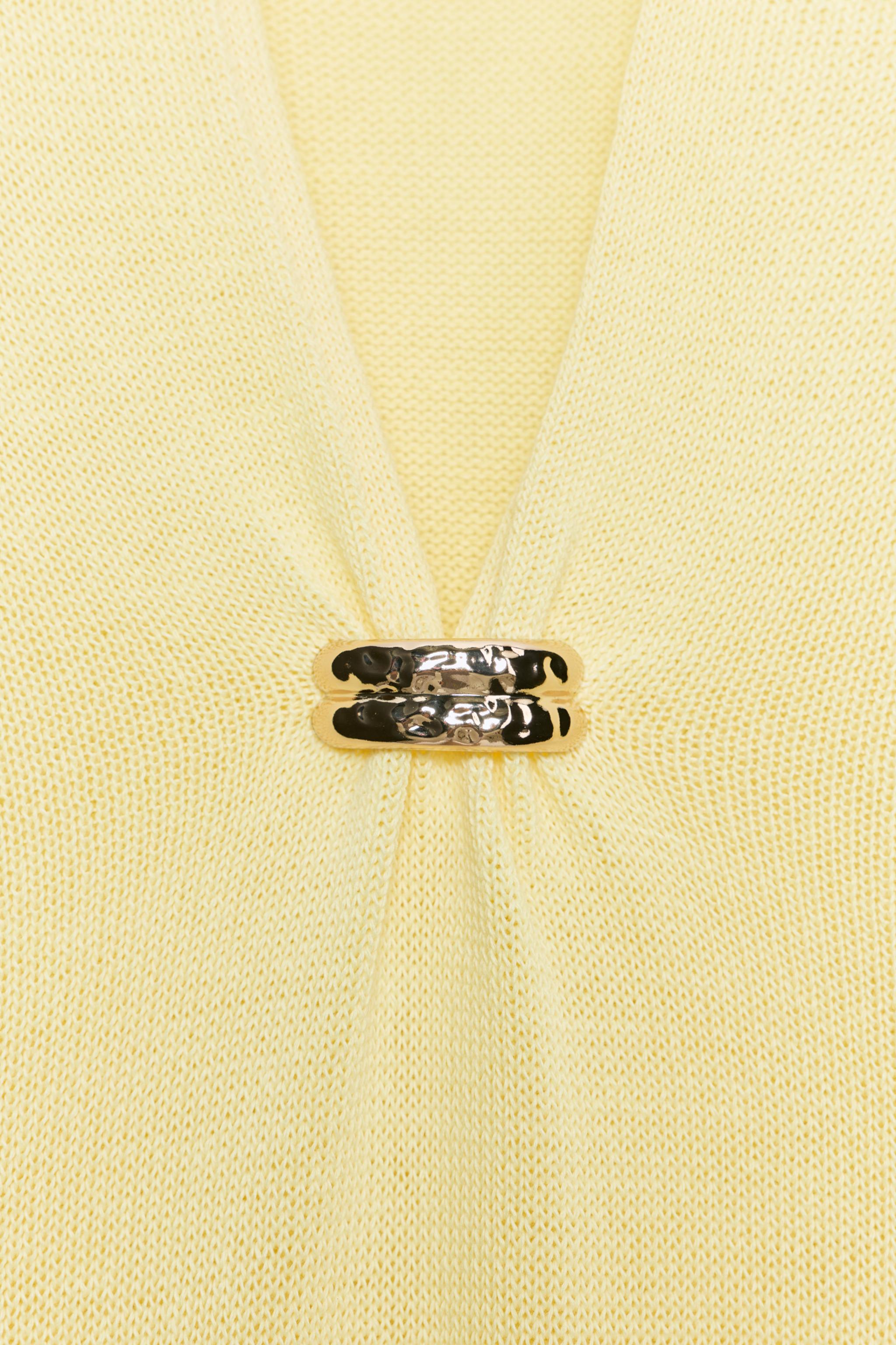 GOLD APPLIQUE SHORT SLEEVE JUMPER
